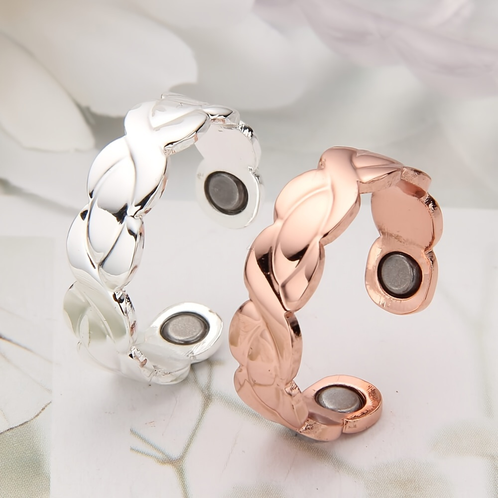 Adjustable Copper Magnetic Ring for Women - Thumb Jewelry Gift